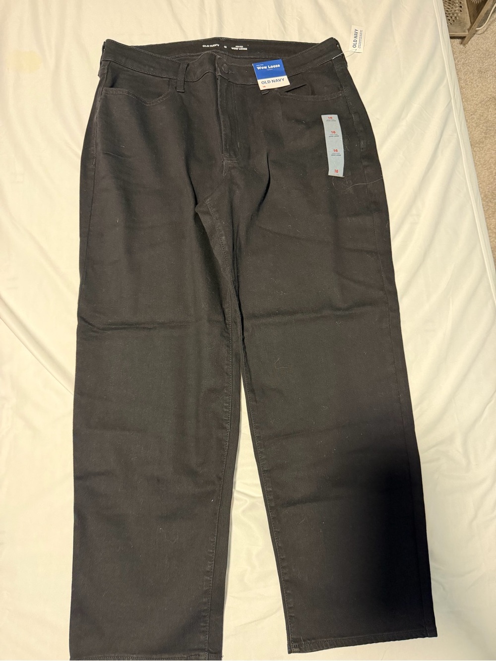 Old Navy Women’s Black Straight-Fit Chinos